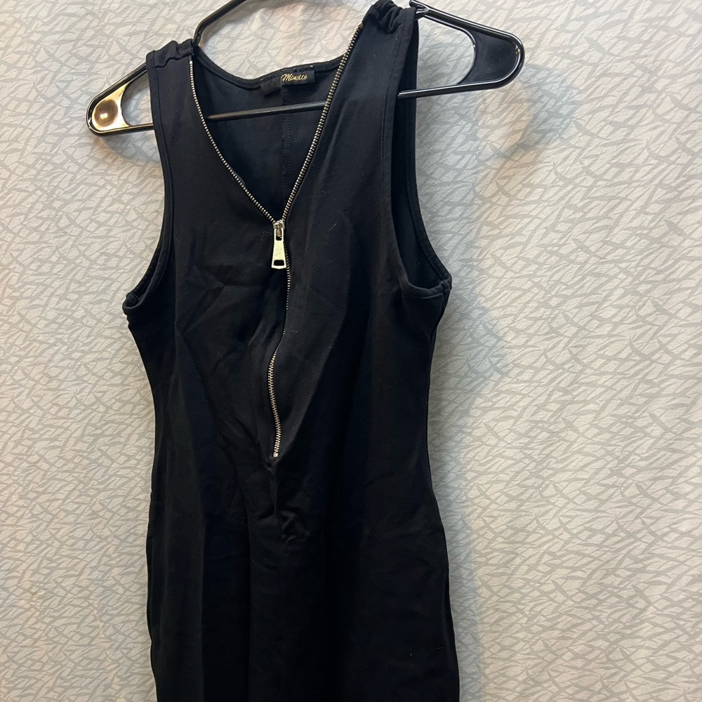 Front zip up dress